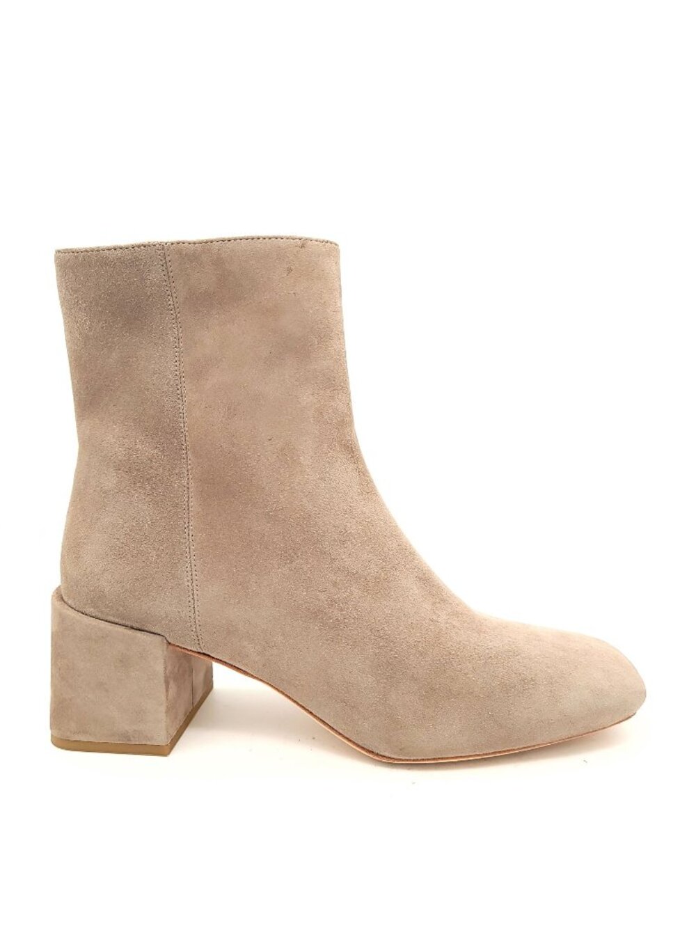 NEW Vince Kaye Ankle Boots Beige Suede Minimalist Modern Chic Designer Womens 10